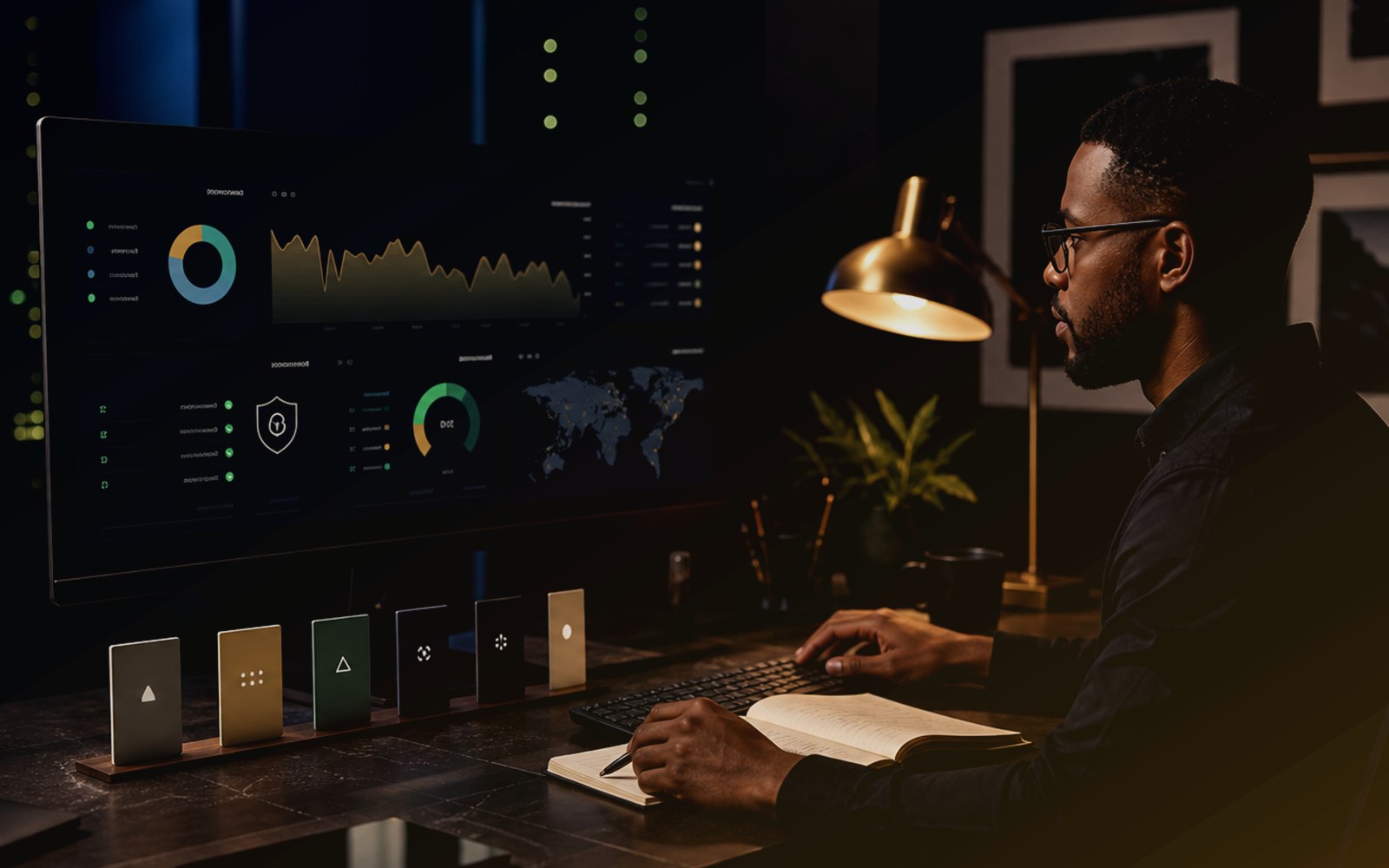 Website hosting and support dashboard with analytics and uptime monitoring
